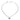 Heart & Cross Bone Men's Necklace Silver ED HARDY