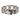 Skull Chain Band Men's Ring Silver ED HARDY