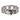 Skull Chain Band Men's Ring Silver ED HARDY